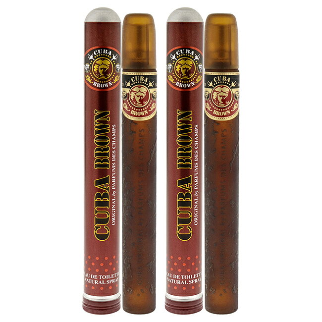 樂天商城 - 【正規品】【送料無料】Cuba Brown by Cuba for Men - 1.17 oz EDT Spray - Pack of 2
