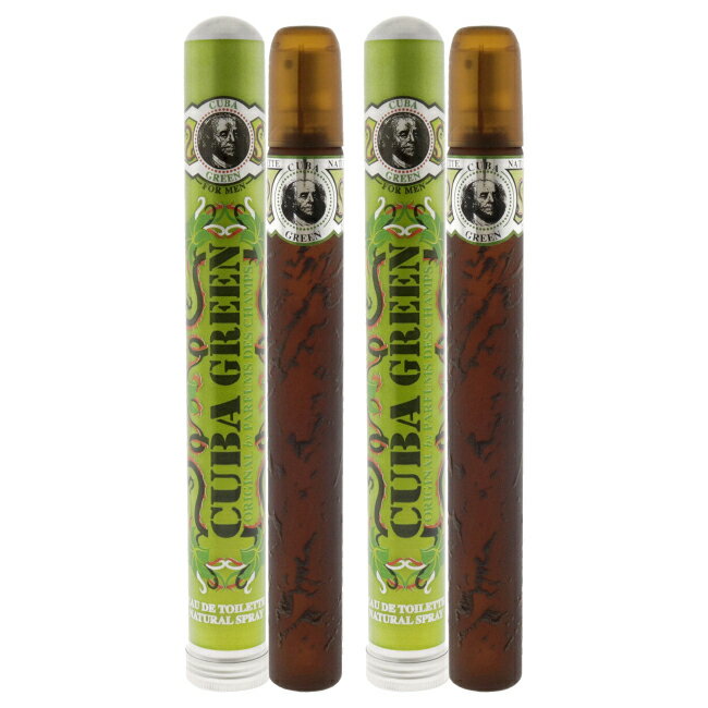 樂天商城 - 【正規品】【送料無料】Cuba Green by Cuba for Men - 1.17 oz EDT Spray - Pack of 2