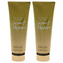 Coconut Passion Fragrance Lotion by Victorias Secret for Women - 8 oz Body Lotion - Pack of 2