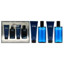 Cool Water by Davidoff for Men - 4 Pc Gift Set 2.5oz EDT Spray, 2.5oz After Shave Balm, 2.5oz Shower Gel, 2.5oz After Shave