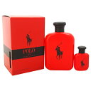 Polo Red by Ralph Lauren for Men - 2 Pc Gift Set 4.2oz EDT Spray, 0.5oz EDT Spray