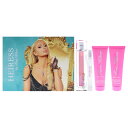 Heiress by Paris Hilton for Women - 4 Pc Gift Set 3.4oz EDP Spray, 0.34oz EDP Spray, 3oz Body Lotion, 3oz Bath and Shower Gel