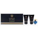 Dylan Blue by Versace for Women - 3 Pc Mini Gift Set 0.17oz EDP Spray, 0.8oz Sub...