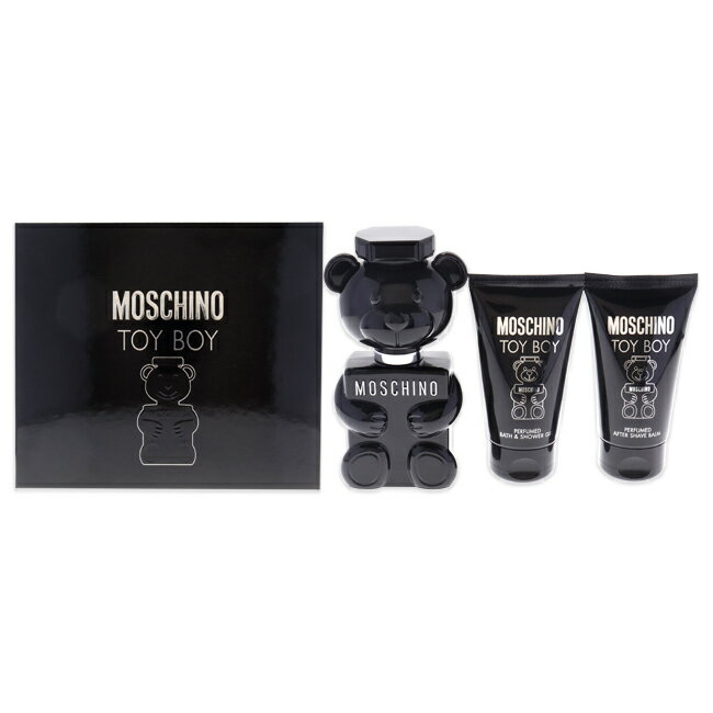 Moschino Toy Boy by Moschino for Men - 3 Pc Gift Set 1.7oz EDP Spray, 1.7oz Bath...