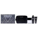 Seductive Homme by Guess for Men - 4 Pc Gift Set 3.4oz EDT Spray, 6oz Deodorant Body Spray, 3.4oz Shower Gel, Pouch