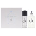 CK One by Calvin Klein for Men - 2 Pc Gift Set 3.3oz EDT Spray, 5oz Deodorant Spray
