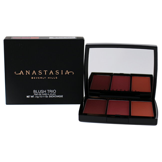 【正規品】【送料無料】Blush Trio - Berry Adore by Anastasia Beverly Hills for Women - 0.11 oz Blush