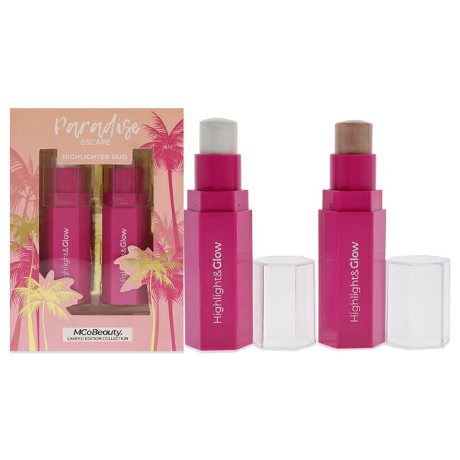 【正規品】【送料無料】 Paradise Escape Highlighter Duo by MCoBeauty for Women - 2 x 0.158 oz Highlighter