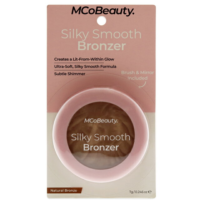 【正規品】【送料無料】 Silky Smooth Bronze by MCoBeauty for Women - 0.35 oz Bronzer