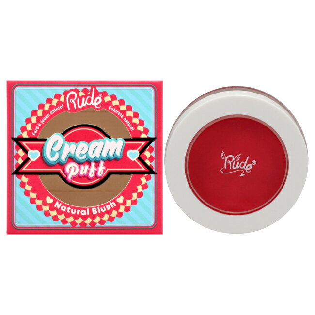 Cream Puff Natural Blush - 21041 Cake Pop by Rude Cosmetics for Women - 0.21 oz Blush(4)