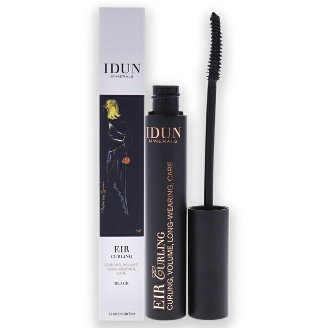  Eir Curling Mascara - 007 Black by Idun Minerals for Women - 0.40 oz Mascara