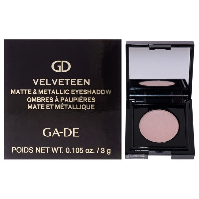 【正規品】【送料無料】 Velveteen Matte and Metallic Eyeshadow - 228 Natural by GA-DE for Women - 0.105 oz Eye Shadow