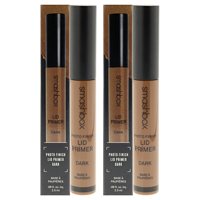  Photo Finish Lid Primer - Dark by SmashBox for Women - 0.08 oz Eye Primer - Pack of 2