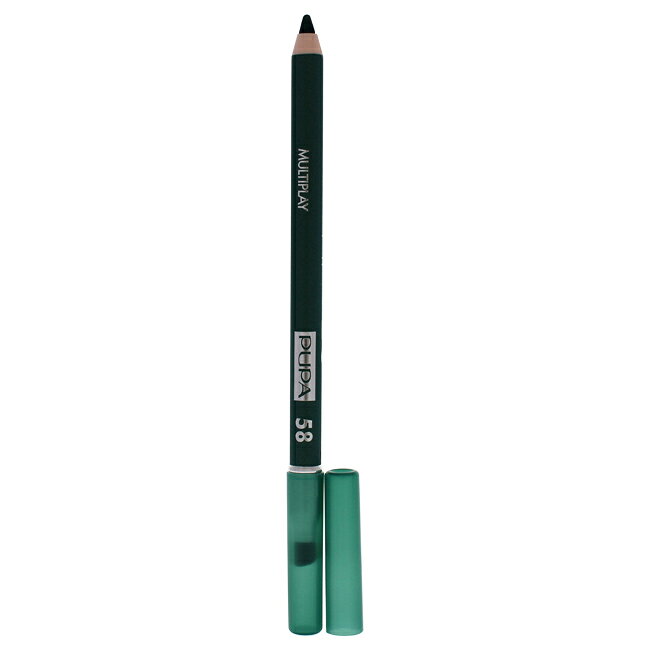  Multiplay Eye Pencil - 58 Plastic Green by Pupa Milano for Women - 0.04 oz Eyebrow Pencil