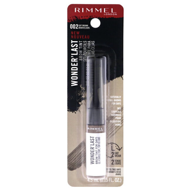 眉毛 - 【正規品】【送料無料】 Wonder Last Brow Tint - 002 Soft Brown by Rimmel London for Women - 0.15 oz Eyebrow