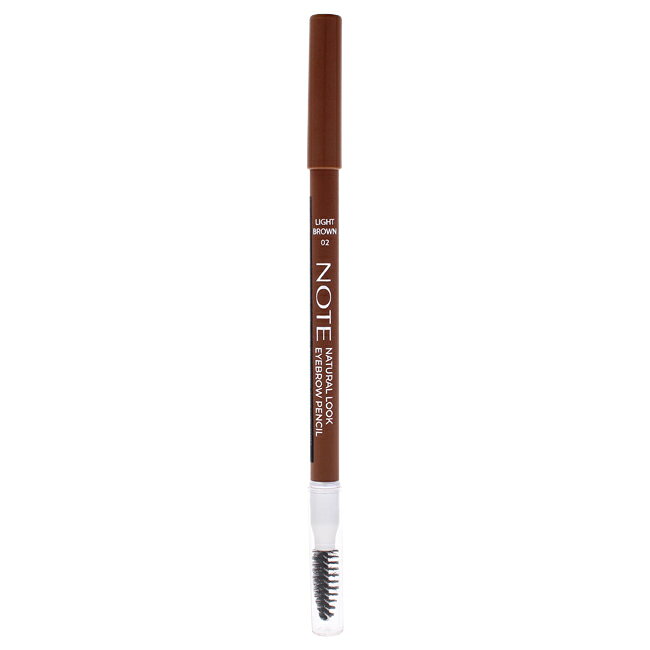 Our Note Natural Look Eyebrow Pencil has a soft, wax-based coloured texture that effortlessly fills in sparse areas and defines your brows with long lasting coverage. This dual-sided wooden pencil features a built-in spoolie brush that blends the colour to a natural-looking, velvety matte finish.Our Note Natural Look Eyebrow Pencil has a soft, wax-based coloured texture that effortlessly fills in sparse areas and defines your brows with long lasting coverage. This dual-sided wooden pencil features a built-in spoolie brush that blends the colour to a natural-looking, velvety matte finish.