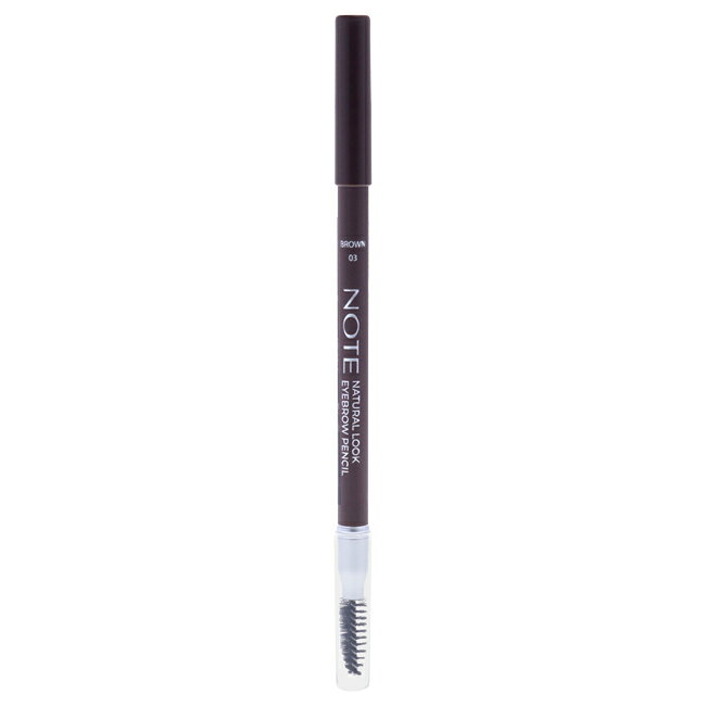 Our Note Natural Look Eyebrow Pencil has a soft, wax-based coloured texture that effortlessly fills in sparse areas and defines your brows with long lasting coverage. This dual-sided wooden pencil features a built-in spoolie brush that blends the colour to a natural-looking, velvety matte finish.Our Note Natural Look Eyebrow Pencil has a soft, wax-based coloured texture that effortlessly fills in sparse areas and defines your brows with long lasting coverage. This dual-sided wooden pencil features a built-in spoolie brush that blends the colour to a natural-looking, velvety matte finish.