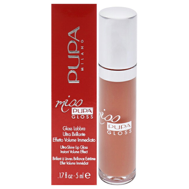 【正規品】【送料無料】 Miss Pupa Gloss Ultra-Shine Lip Gloss - 300 Soft Kiss by Pupa Milano for Women - 0.17 oz Lip Gloss