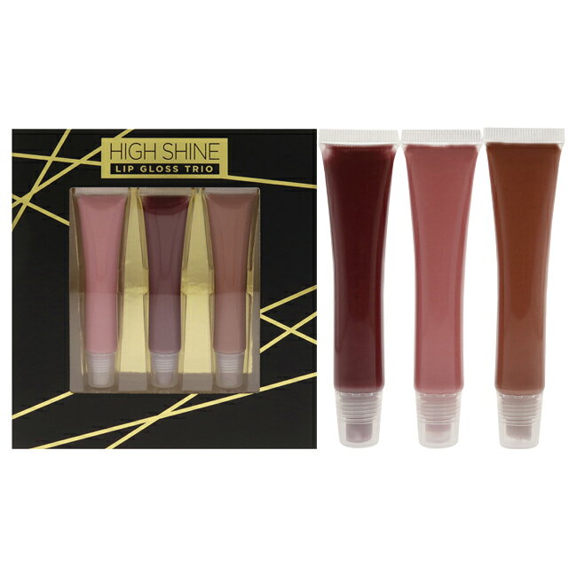 Rakuten - 【正規品】【送料無料】 High Shine Lip Gloss Trio by Reaction Retail 3 x 0.54 oz Lip Gloss