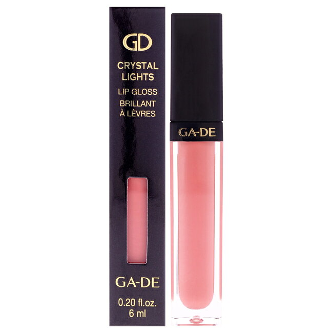 【正規品】【送料無料】 Crystal Lights Lip Gloss - 525 Rose Quartz by GA-DE for Women - 0.2 oz Lip Gloss