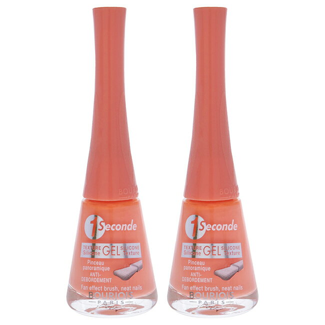  1 Seconde - 25 Meli Melon by Bourjois for Women - 0.3 oz Nail Polish - Pack of 2