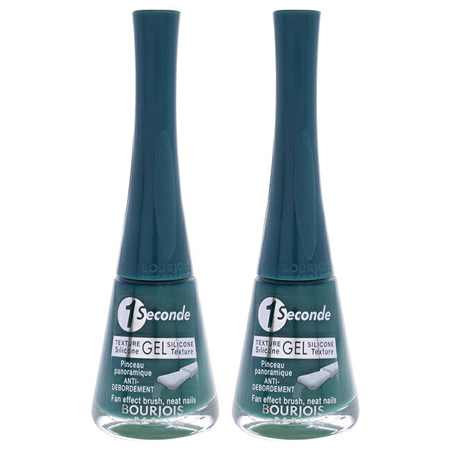 1 Seconde - 41 God Savwe The Green by Bourjois for Women - 0.3 oz Nail Polish - Pack of 2
