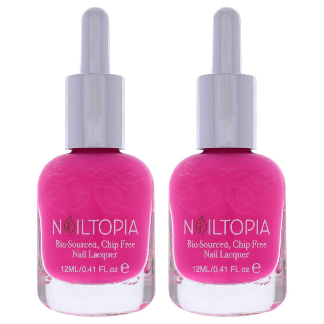 樂天商城 - 【正規品】【送料無料】Bio-Sourced Chip Free Nail Lacquer - Bird of Paradise by Nailtopia for Women - 0.41 oz Nail Polish - Pack of 2