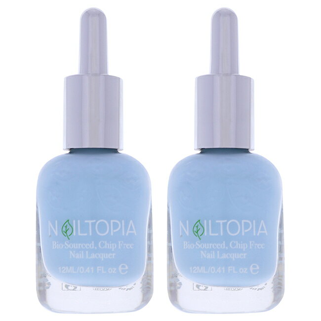 【正規品】【送料無料】 Bio-Sourced Chip Free Nail Lacquer - Hula Girl by Nailtopia for Women - 0.41 oz Nail Polish - Pack of 2