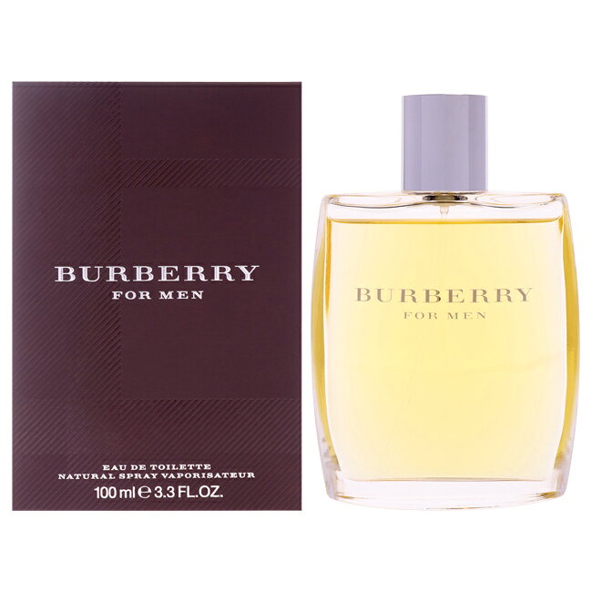 Burberry by for Men - 3.3 oz EDT Spray swishpop-10035618 Swish Pop パッケージ画像