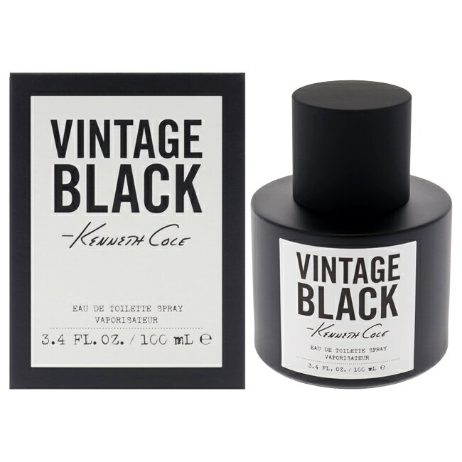  Kenneth Cole Vintage Black by Kenneth Cole for Men - 3.4 oz EDT Spray