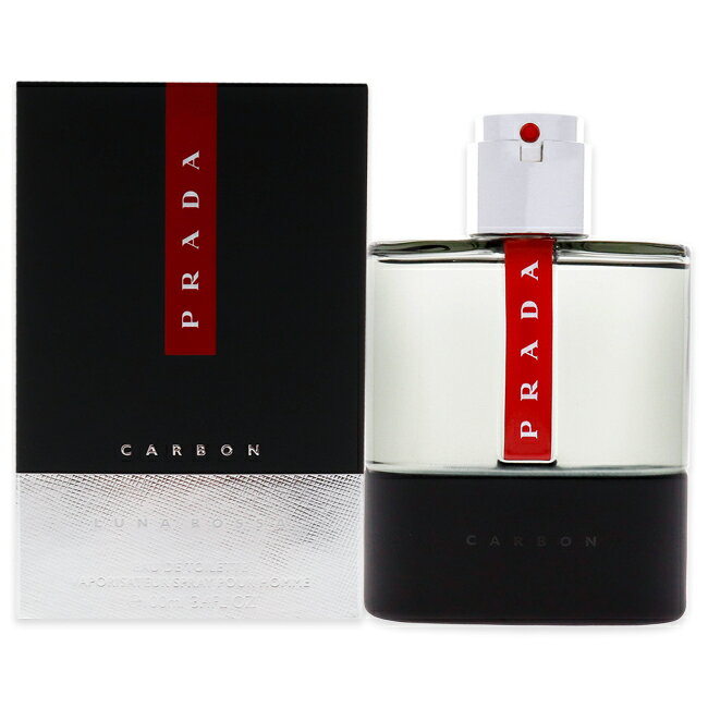 【正規品】【送料無料】 Luna Rossa Carbon by Prada for Men - 3.4 oz EDT Spray