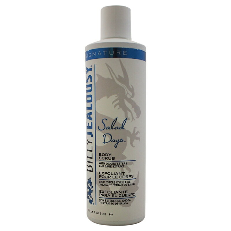 【正規品】【送料無料】エントリーでポイント5倍 【Billy Jealousy】Salad Days Exfoliating Body Scrub16ozボディスクラブをエクスフォリエイティングサラダ日数【男性】【海外直送】