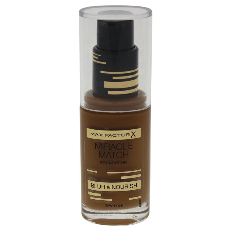 Max Factor - 【正規品】【送料無料】エントリーでポイント5倍 Max Factor Miracle Match Foundation - # 95 Tawny 1oz マックス ファクター ミラクル マッチ ファンデーション 【海外直送】
