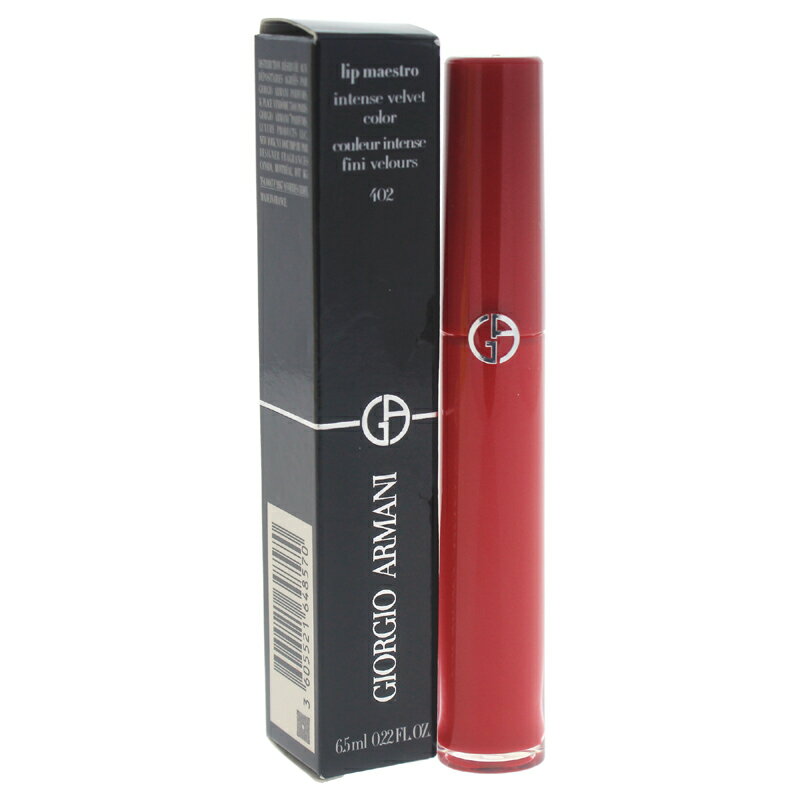 【正規品】【送料無料】 Giorgio Armani Lip Maestro Intense Velvet Color - # 402 Chinese Lacquer 0.22oz ジョルジオ アルマーニ リップ マエストロ インテンス ベルベット カラー 【海外直送】