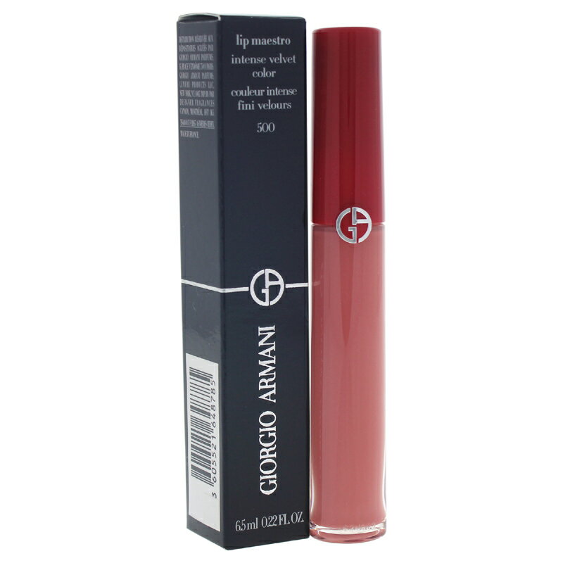 【正規品】【送料無料】 Giorgio Armani Lip Maestro Intense Velvet Color - # 500 Blush 0.22oz ジョルジオ アルマーニ リップ マエストロ インテンス ベルベット カラー 【海外直送】