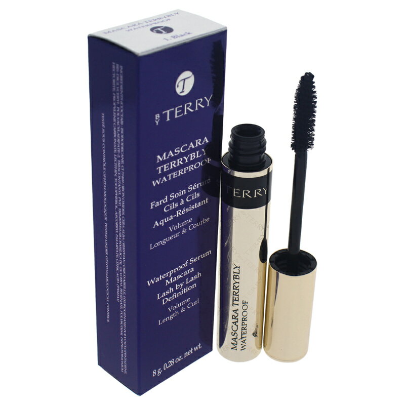 【正規品】【送料無料】 By Terry MascaraTerrybly Waterproof - # 1 Black 0.28oz バイテリー マスカラ 防水 【海外直送】