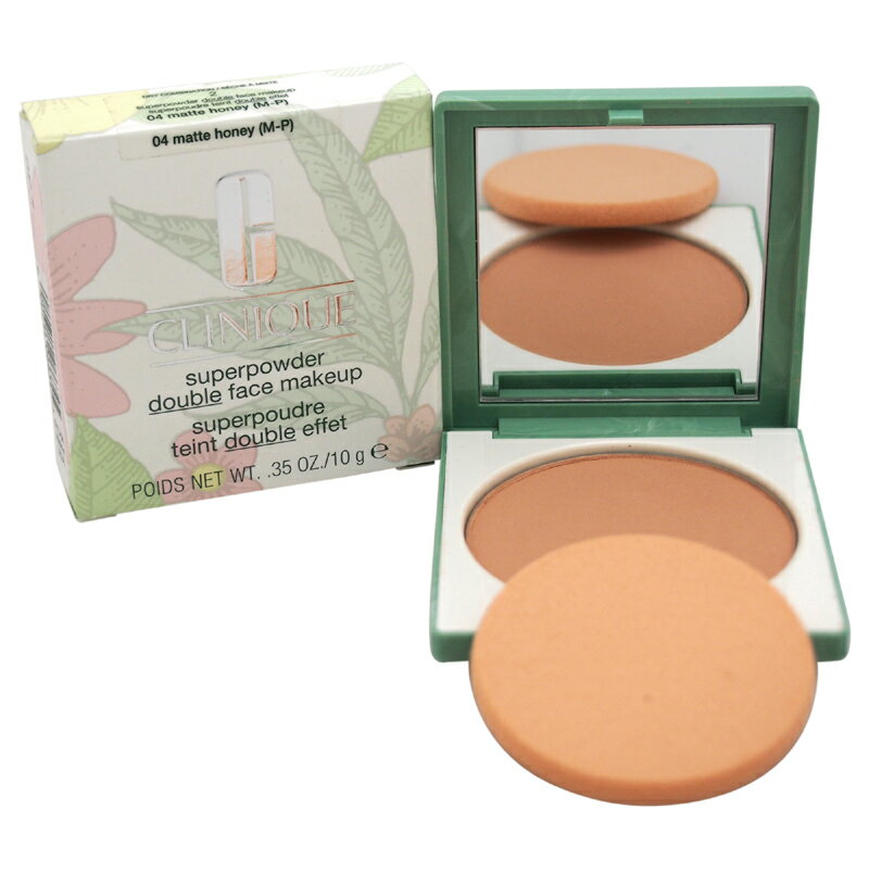 【正規品】【送料無料】 クリニーク CLINIQUE Superpowder Double Face Makeup 04 Matte Honey (M-P) Dry Combination 0.35oz スーパーパウダー ダブルフェースパウダー 【海外直送】