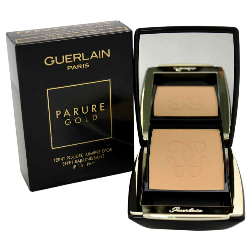 【正規品】【送料無料】GuerlainParure Gold Radiance Powder Foundation SPF15 - # 02 Beige Clair/Light Beige0.35ozパリュールゴールドラディアンスパウダーファンデーションSPF15 - ＃02ベージュクレア/ライトベージュ【海外直送】