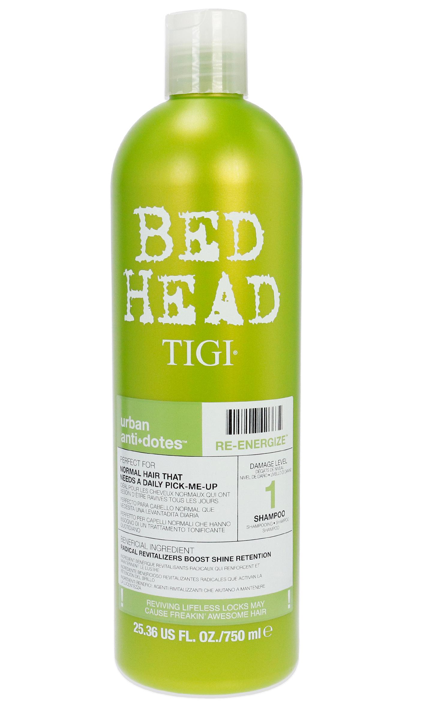 【正規品】【送料無料 】 TIGI Bed Head Urban Antidotes 1 Re-Energize Shampoo 750ml ティージー ベッドヘッド アーバン アンチドット シャンプー 【海外直送】