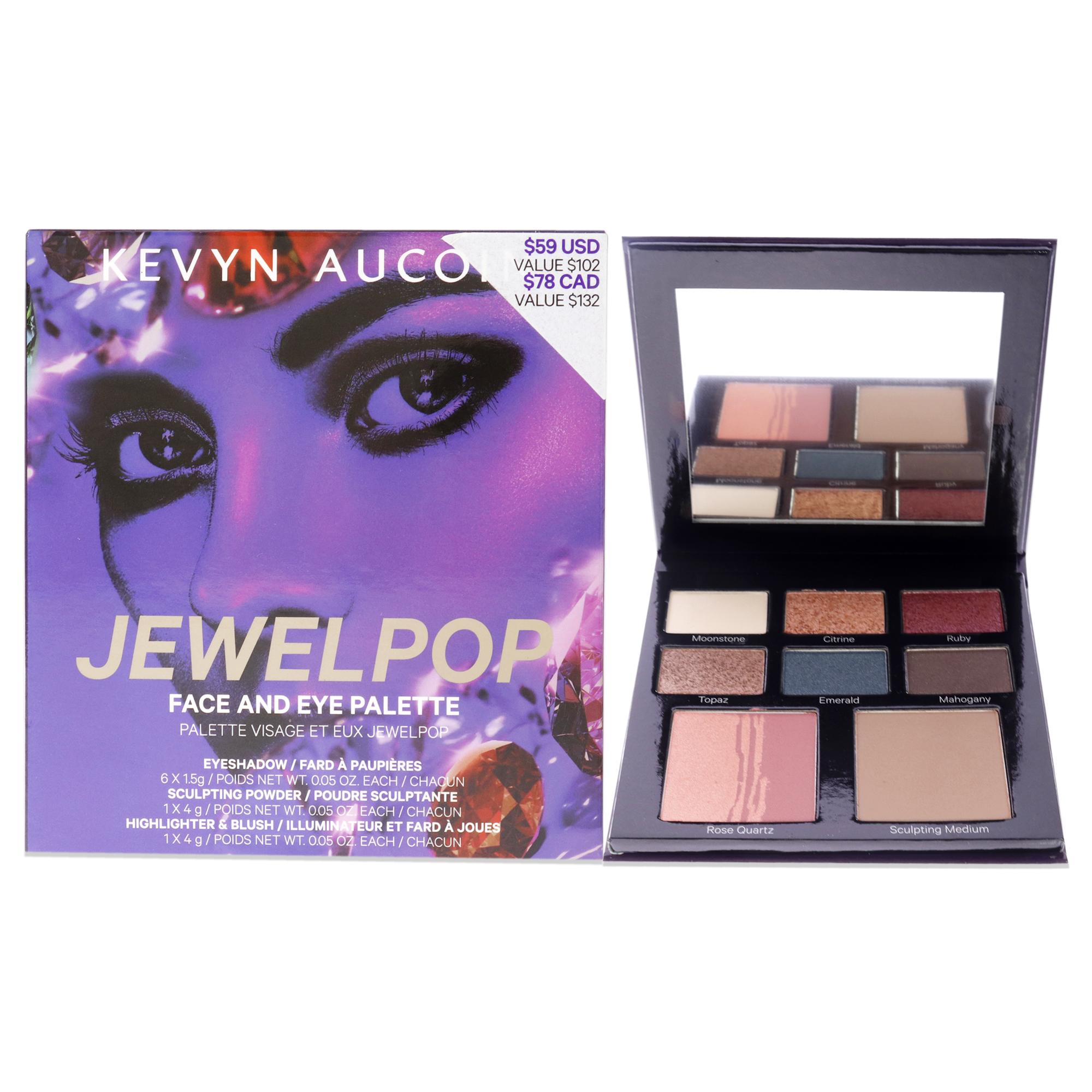 【正規品】【送料無料 】 KEVYN AUCOIN Jewel Pop Face & Eye Palette ケビン オーコイン ジュエル ポップ フェイス ＆ アイパレット 【海外直送】