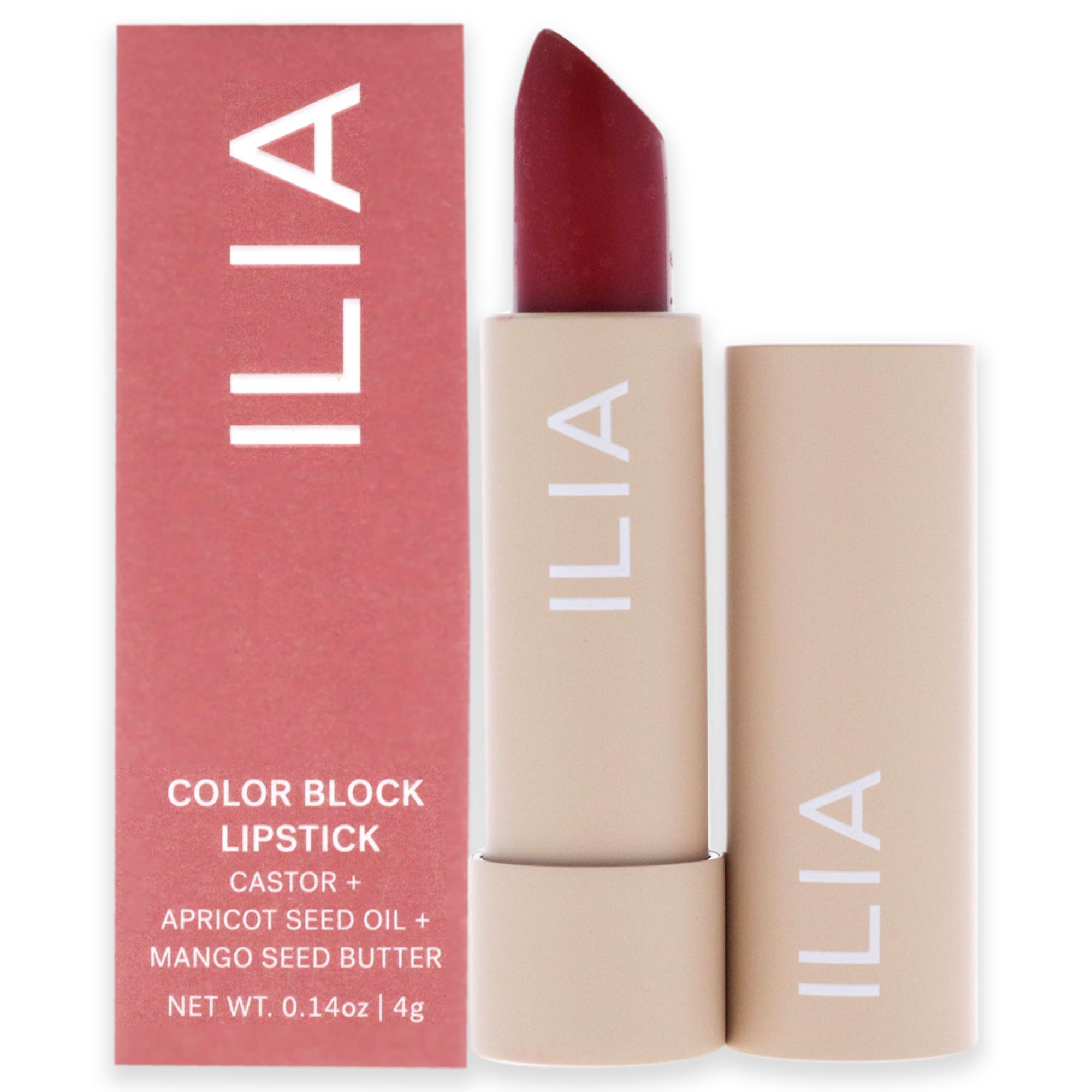  ILIA Beauty Color Block High Impact Lipstick True Red 0.14oz イリア ビューティー カラー ブロック ハイ インパクト リップスティック 