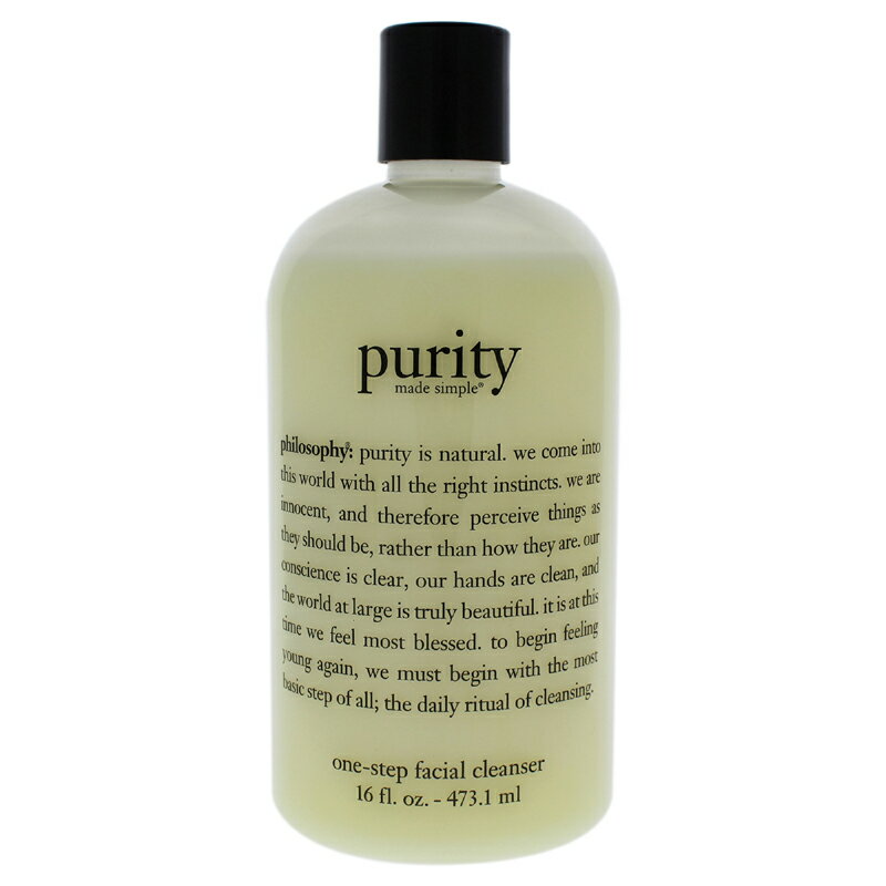 楽天Swish Pop【正規品】【送料無料】 Philosophy Purity Made Simple One Step Facial Cleanser 16oz フィロソフィー メイド シンプル ワン ステップ フェーシャル クレンザー 【海外直送】