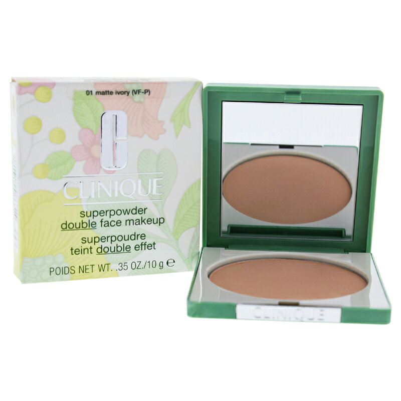 【正規品】【送料無料】 クリニーク CLINIQUE Superpowder Double Face Makeup 01 Matte Ivory VF-P 0.35oz スーパーパウダー ダブルフェースパウダー 【海外直送】