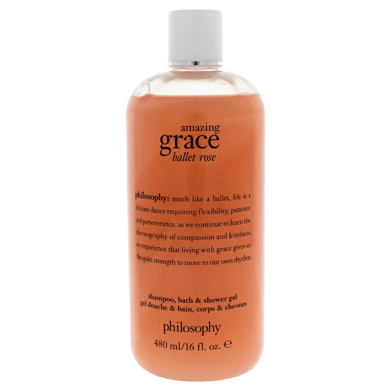 【正規品】【送料無料】 Philosophy Amazing Grace Ballet Rose Shampoo Bath and Shower Gel 16oz フィロソフィー アメイジング グレイス バレエ ローズ シャンプー シャワージェル 【海外直送】