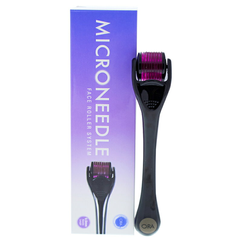 【正規品】【送料無料】【ORA】Microneedle Face Roller System - Black-Purple0.5mm【海外直送】