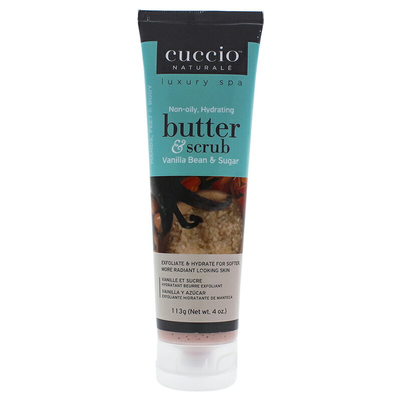 【正規品】【送料無料】【Cuccio】Butter and Scrub - Vanilla Bean and Sugar4oz【海外直送】