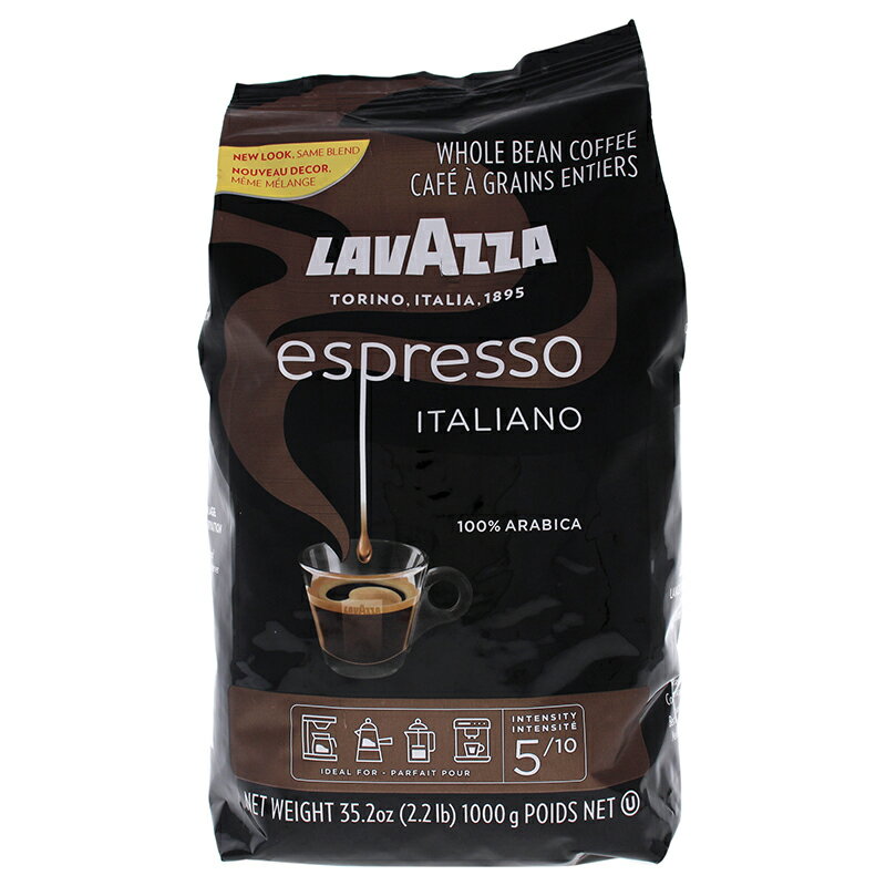 【正規品】【送料無料】 Lavazza Caffe Espresso Medium Roast Whole Bean Coffee 35.2oz ラバッツァ カフェ エスプレッソ ミディアム ロースト