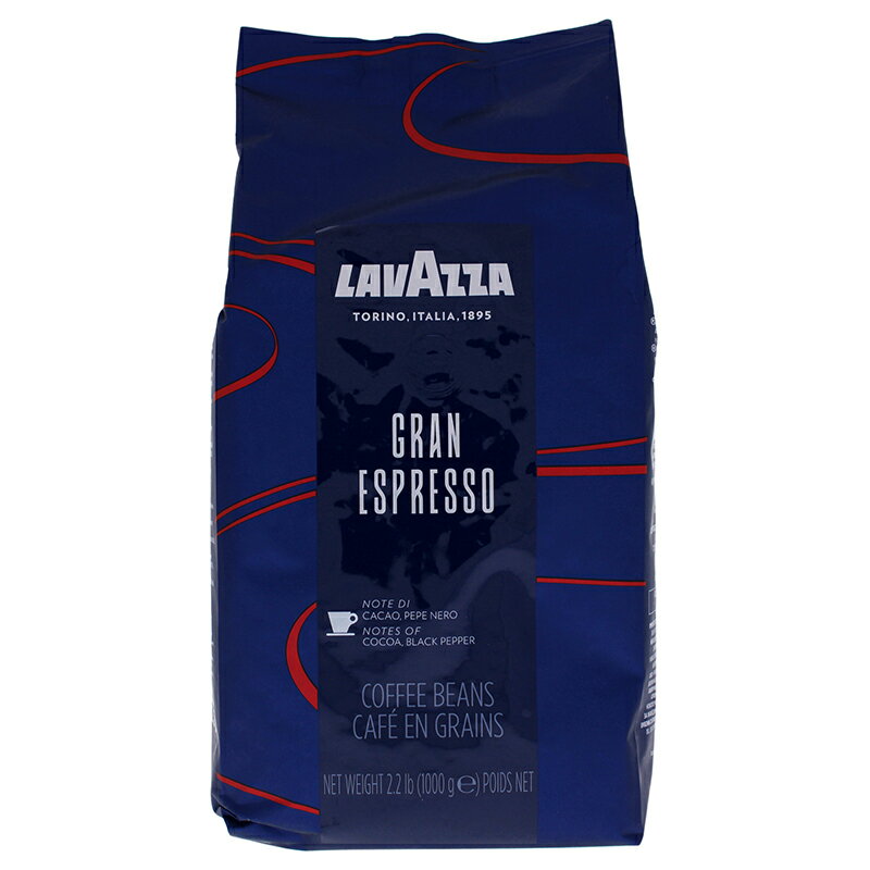 【正規品】【送料無料】 Lavazza Gran Espresso Roast Whole Bean Coffee 35.2oz