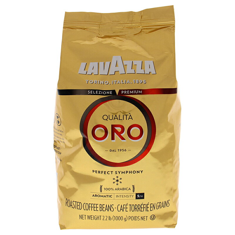 【正規品】【送料無料】 Lavazza Qualita Oro Coffee Roast Whole Bean Coffee 35.2oz