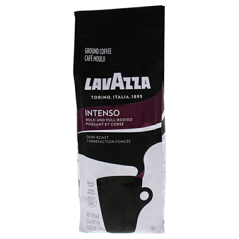 【正規品】【送料無料】 Lavazza Intenso Dark Roast Ground Coffee 12oz